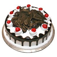 Online Friendship Cake to Hyderabad comprising 2 Kg Eggless Black Forest Cake