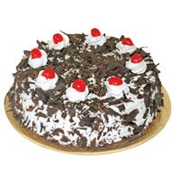 Send Diwali Cake to Hyderabad Same Day Delivery including 1 Kg Eggless Black Forest Cake From 5 Star Hotel