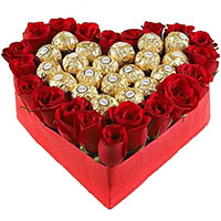 Send 96 Pcs Ferrero Rocher Bouquet of Chocolates to Hyderabad on Friendship Day