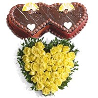 Father's day Cakes and Flowers to Hyderabad