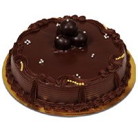 Cheapest New Year Cakes to Vishakhapatnam consisting 2 Kg Chocolate Truffle Cakes to Hyderabad From 5 Star Bakery
