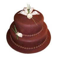 Eggless Wedding Cakes to Hyderabad - Tier Chocolate Cake