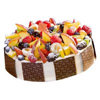 Friendship Day Cake Delivery to hyderabad consist of 3 Kg Fruit Cake From 5 Star Bakery