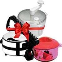 Diwali Gifts Delivery in Hyderabad consist of Roti Maker, Casserole and a Set of 3 Aatta Maker