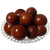 Online Friendship Day Gifts to Hyderabad to Deliver 1 Kg Gulab Jamun