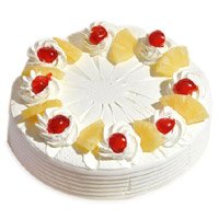This Friendship Day Get 3 Kg Pineapple Cakes in Hyderabad From 5 Star Bakery