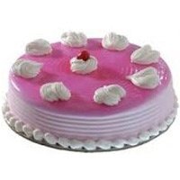 1 Kg Strawberry Cake to Hyderabad Midnight Delivery