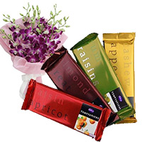 Send Friendship Day Gifts 4 Cadbury Temptation Bars Chocolates to Hyderabad
