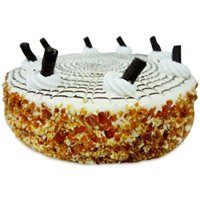 Send Diwali Cake in Hyderabad including 2 Kg Butter Scotch Cake From 5 Star Bakery