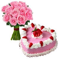 Online Valentine's Day Cakes to Hyderabad : Cake to Hyderabad