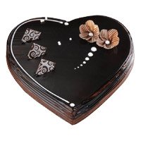 Cakes Delivery in Hyderabad - Chocolate Truffle Heart Cake