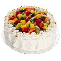 Send Online Rakhi with 1 Kg Eggless Fruit Cakes to Hyderabad