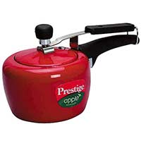 Order Online Diwali Gifts to Hyderabad comprising Non Stick Prestige Cooker Deluxe Plus Coating ( Red Colour )