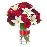 Father's Day Flower Delivery Hyderabad : Mix Flower in Vase
