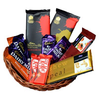 Gifts and Assorted Chocolate Basket to Hyderabad