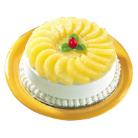 Send Father's Day Cakes to Hyderabad - Pineapple Cake From 5 Star