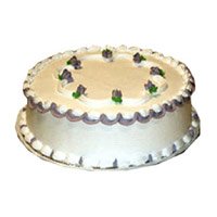 Online Friendship Day Cake Delivery Hyderabad, 1 Kg Vanilla Cake