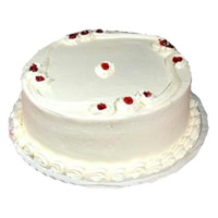 place Online Order to Send Cakes to Hyderabad. Order Vanilla Cake for Diwali